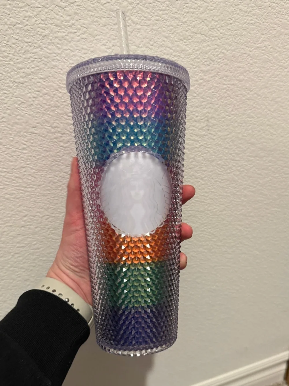 Starbucks- Mexico Iridescent Rainbow Piñata Studded Tumbler